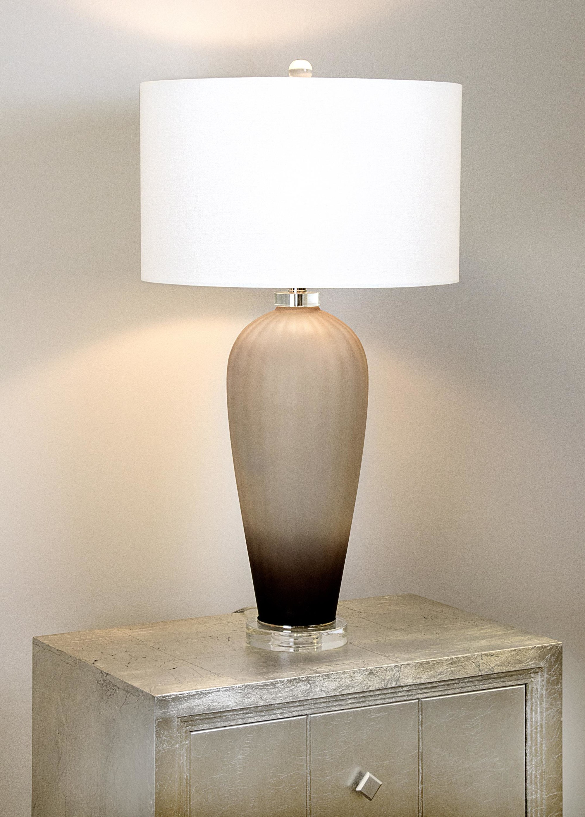 Omega 33" Glass Table Lamp